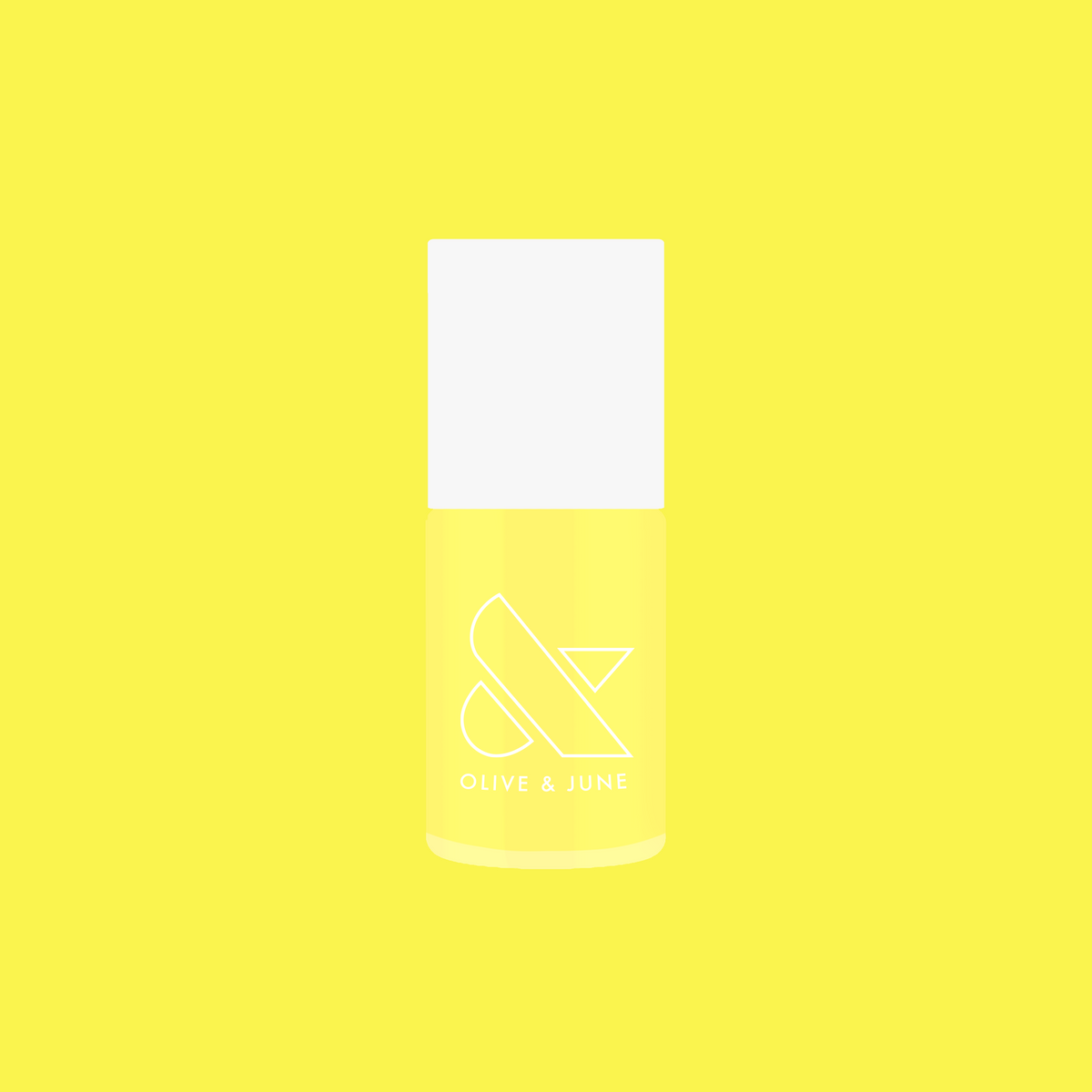 Game Set Mani nail polish bottle in bright neon yellow for quick-dry and long-lasting at-home manicure looks